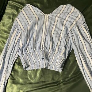 SO BRAND SIZE M BLUE AND WHITE